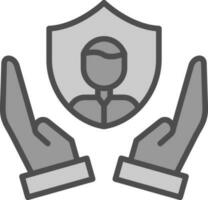 personal seguridad vector icono diseño