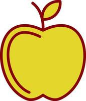 diseño de icono de vector de manzana