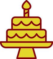 Cake Vector Icon Design