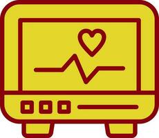 cardiograma vector icono diseño