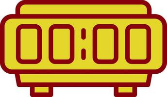 Digital Alarm Clock  Vector Icon Design