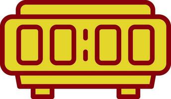 digital alarma reloj vector icono diseño