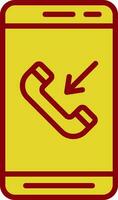 Incoming Call  Vector Icon Design