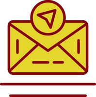 enviar correo vector icono diseño