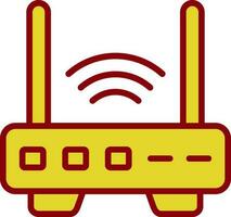 Router  Vector Icon Design