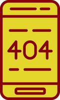 404 Error  Vector Icon Design