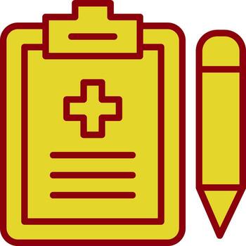 Medical Record  Vector Icon Design
