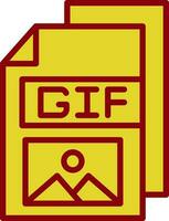 gif vector icono diseño