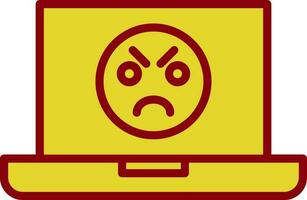 Angry Face  Vector Icon Design