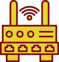 Wifi Router  Vector Icon Design