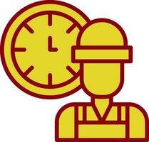 Working Hours  Vector Icon Design