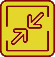 Minimize Sign Vector Icon Design