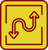 Zigzag Vector Icon Design