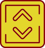 Up And Down Arrow Vector Icon Design