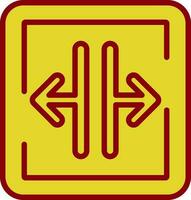 Width Vector Icon Design
