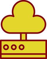 Cloud storage Vector Icon Design