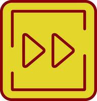 Fast Forward Vector Icon Design