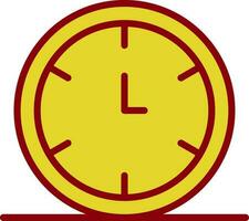 diseño de icono de vector de reloj