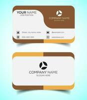 Creative and modern corporate business card template vector