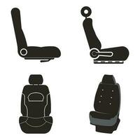 Car seat icon vector