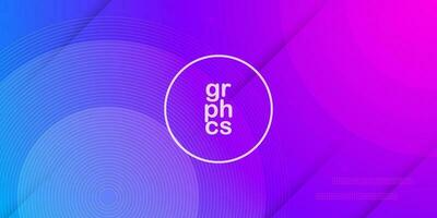 Abstract pink, blue and purple gradient with circle pattern background. Modern pattern for display product ad website template wallpaper poster. Eps10 vector