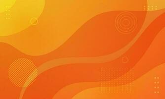 Abstract Gradient orange liquid Wave Background vector