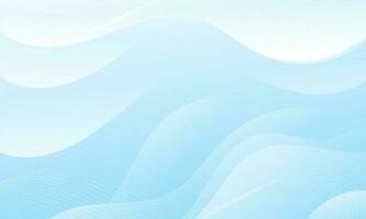 Abstract Gradient blue white liquid Wave Background vector