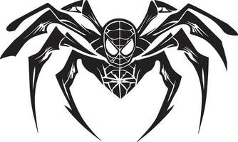 Spider man vector tattoo design illustration
