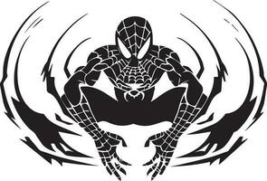 Spiderman tattoo design vector illustration