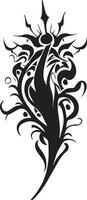 Tribal tattoo design vector illustration