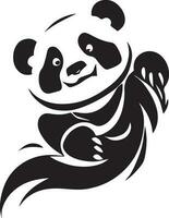 Kung fu panda vector tattoo design illustration