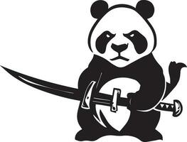 Kung fu panda vector tattoo design illustration