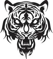 Roar Tiger Vector silhouette illustration