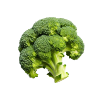 Frais brocoli isolé. illustration ai génératif png