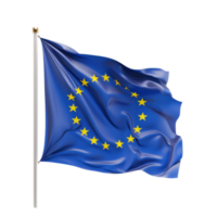 UE drapeau isolé. illustration ai génératif png