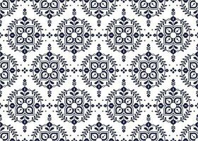 geometric flower and mandala ethnic fabric seamless pattern for cloth carpet wallpaper background wrapping etc. vector