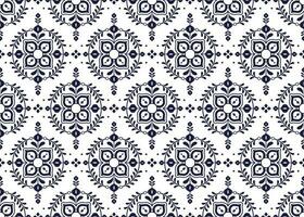 geometric flower and mandala ethnic fabric seamless pattern for cloth carpet wallpaper background wrapping etc. vector