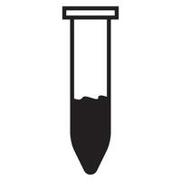 test tube icon vector