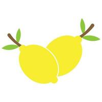 limón icono vector