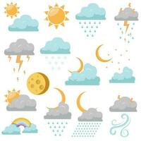 Vector set weather collection