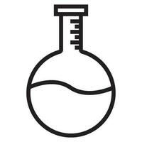 test tube icon vector