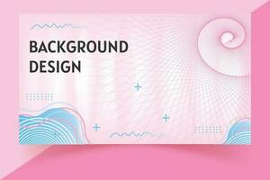 Abstract background, pink background vector, Colorful template banner with gradient color, Design with liquid shape, Abstract colorful gradient banner vector template