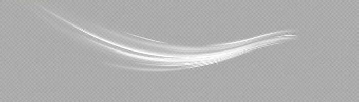 Light trail wave,fire path trace line and effect curve twirl. vector