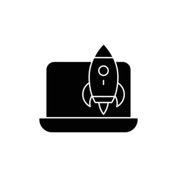 increase icon. solid icon vector