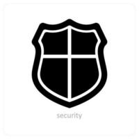 Security and safety icon concept vector