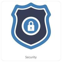 Security and protection icon concept vector