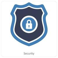 Security and protection icon concept vector