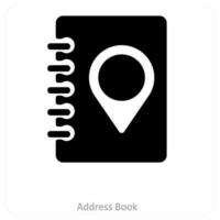 global location and pin icon concept vector