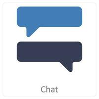 chat and communication icon concept vector