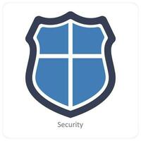 Security and protection icon concept vector